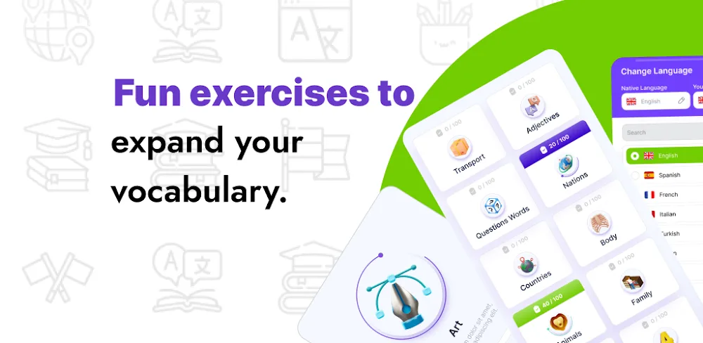 10 Minute Language v1.1.2.9 MOD APK (Premium Unlocked)