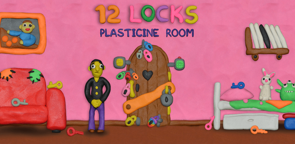 12 LOCKS: Plasticine room v1.20 MOD APK (Free Rewards)
