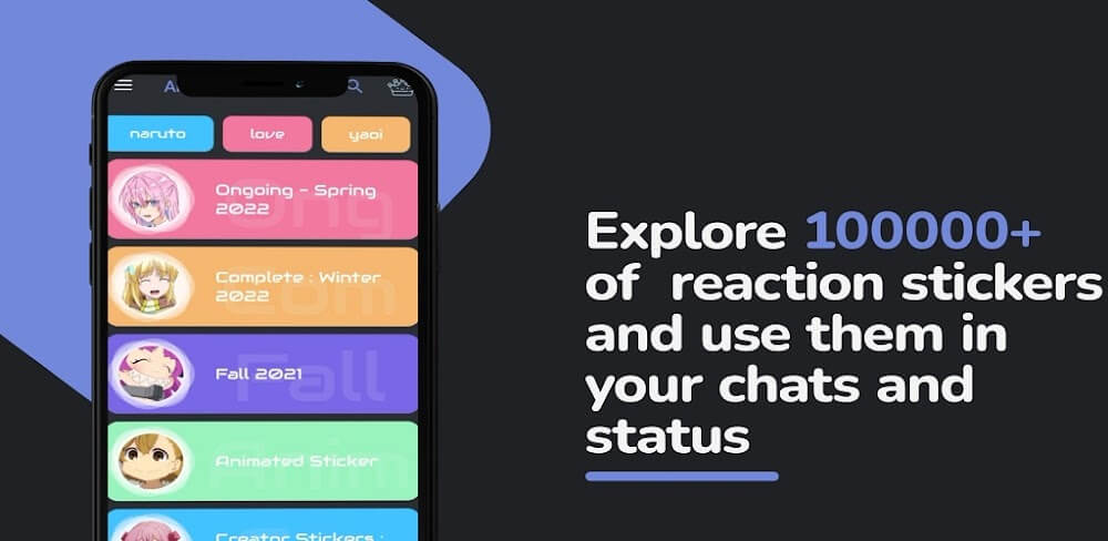 Anime Stickers vStable 10.3.1 APK + MOD (Premium Unlocked)