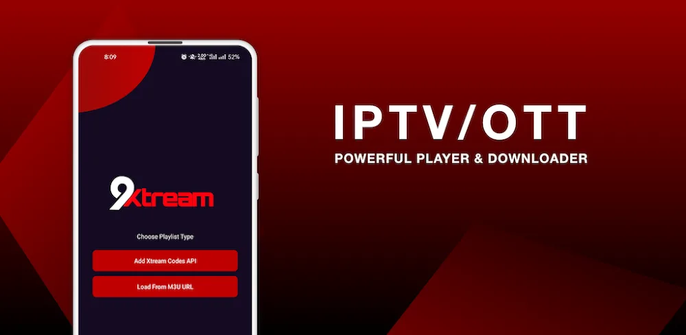 9Xtream v47.47.1.0 MOD APK (Premium Unlocked)