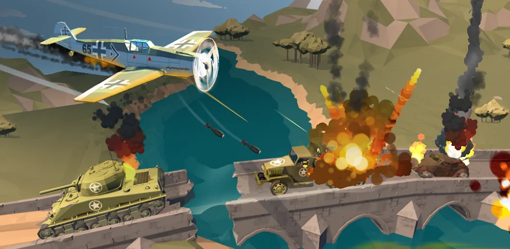 Ace Bomber WW2 Warplanes v2.2.7.5 MOD APK (Free Purchase)