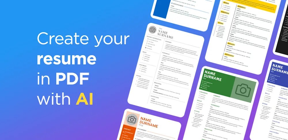 AI Resume CV PDF v2.45 MOD APK (Premium Unlocked)