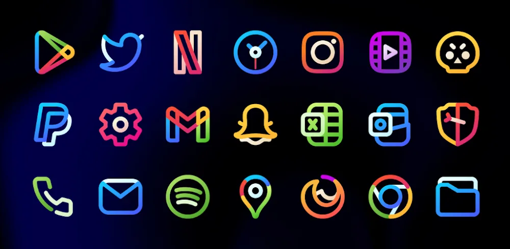Aline: bold linear icon pack v3.3.4.1 APK (Full Version)