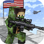 American Block Sniper Survival v1.1.146 MOD APK (God Mode/Dumb Enemy)