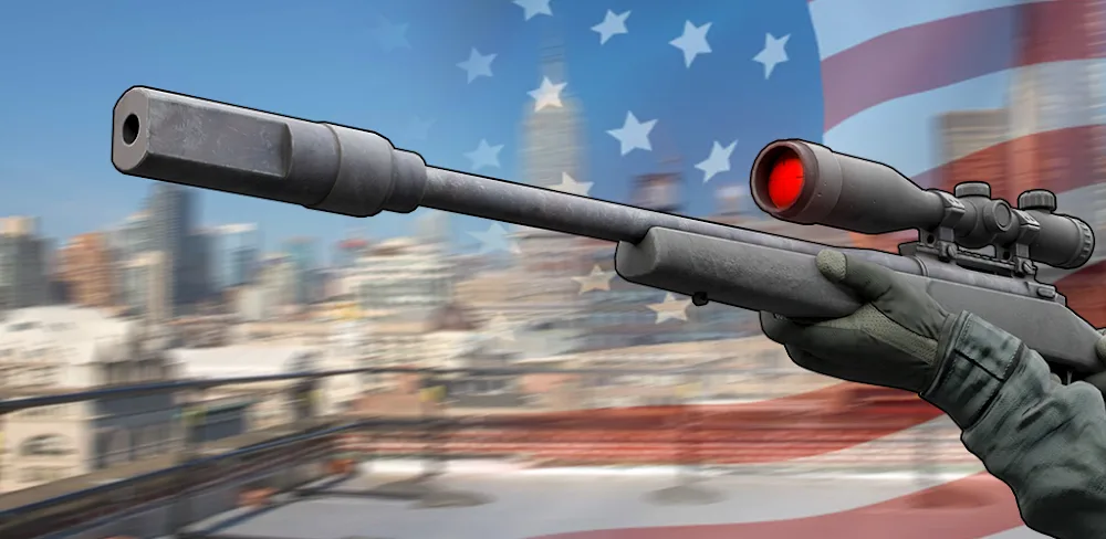 American Sniper 3D v1.1.0.39 MOD APK (Unlimited Money, Bullets)