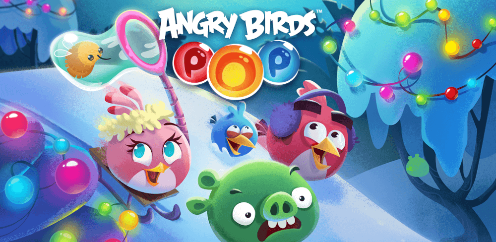 Angry Birds POP Bubble Shooter MOD APK v3.3.155.0 (Unlimited Money/Boosters)