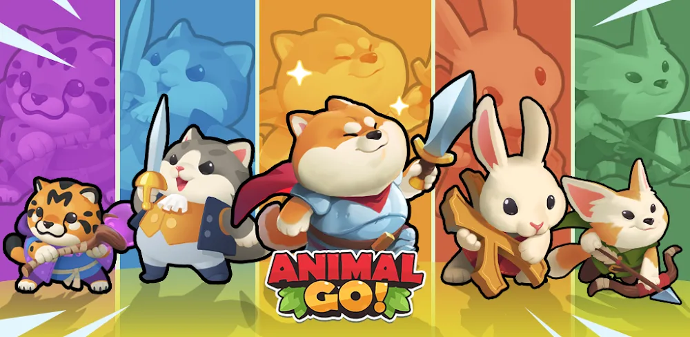 Animal Go! Idle RPG Games v0.0.1.4 MOD APK (Menu, High Rewards, Rage Bar Always Full)