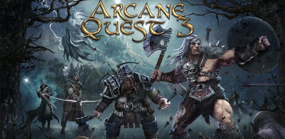 Arcane Quest 3 MOD APK v1.1.9.1 (God mode, Gold, Unlocked Maps)