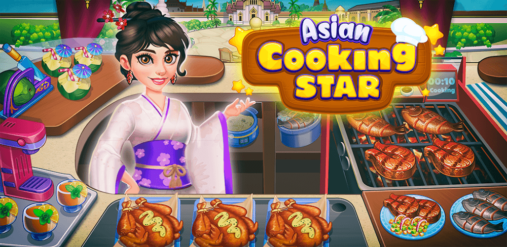 Asian Cooking Star v2.2.9.0 MOD APK (Unlimited Diamonds)