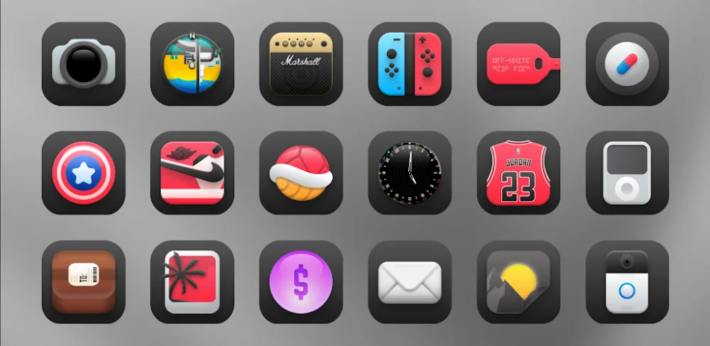 Aventura Dark – Icon Pack v2.2.1.1 APK (Full Version)