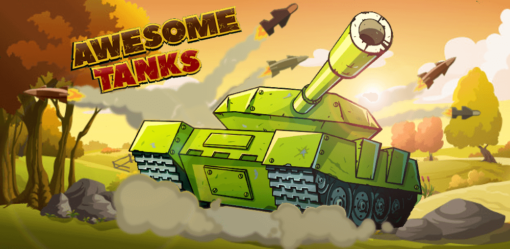 Awesome Tanks MOD APK v1.1.444 (Unlimited Money)