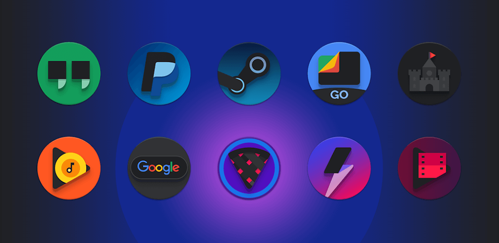 Baked Dark Icon Pack v16.16.0.1 APK (Full Version)