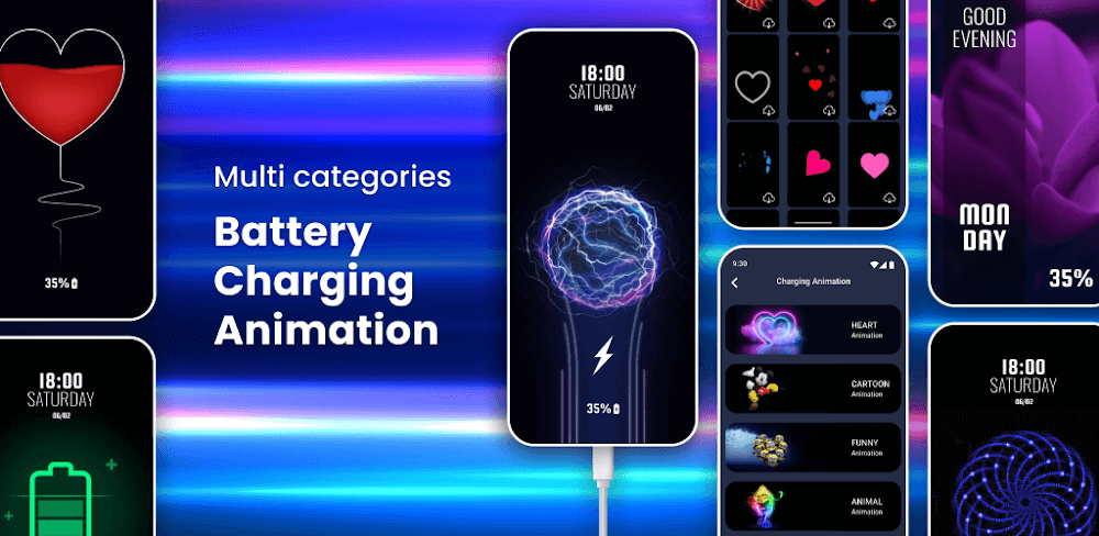 Battery Charging Animation v1.1.4.12 MOD APK (Premium Unlocked)