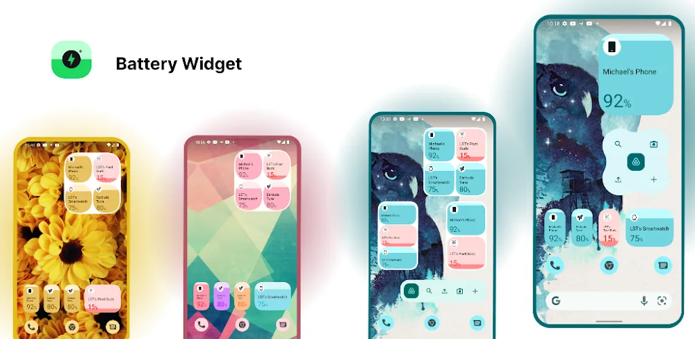 Battery Widget v1.1.591 MOD APK (Premium Unlocked)