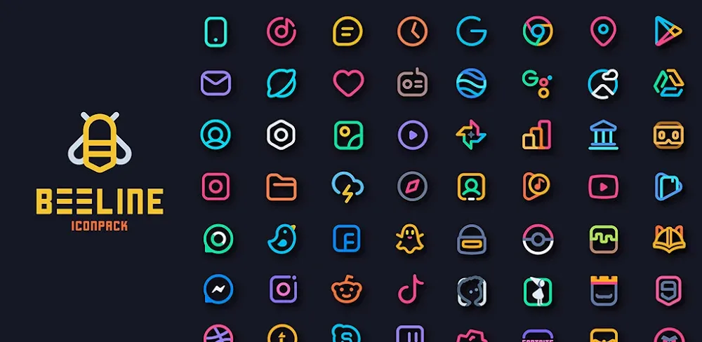 BeeLine Icon Pack v6.1 APK (Full Version)
