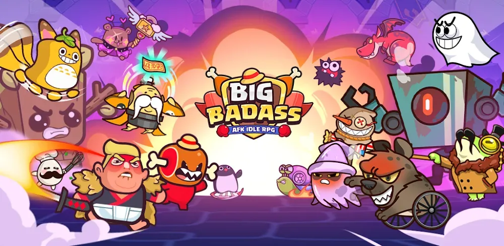 Big Badass: AFK Idle RPG v1.1.0.9 MOD APK (Menu, Currency, Free Purchase)