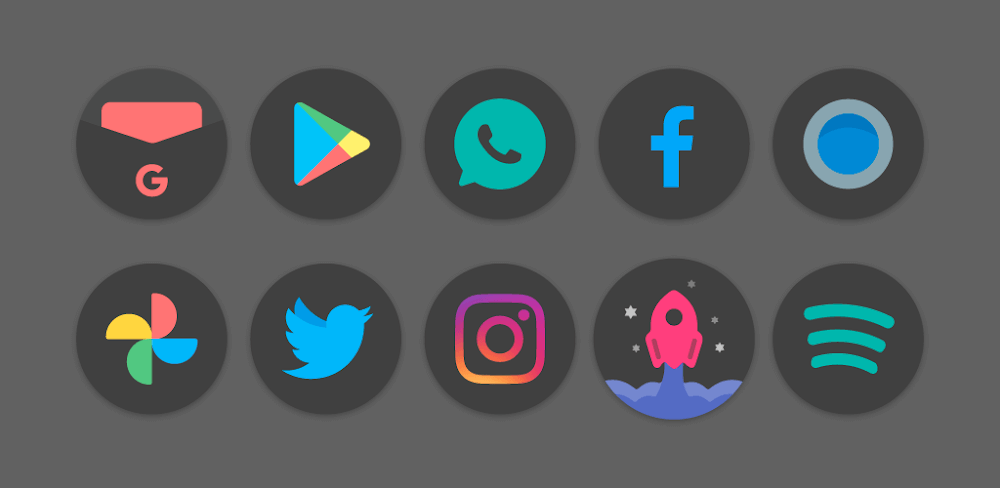 Black Pie – Icon Pack APK v5.6 (Full Version)