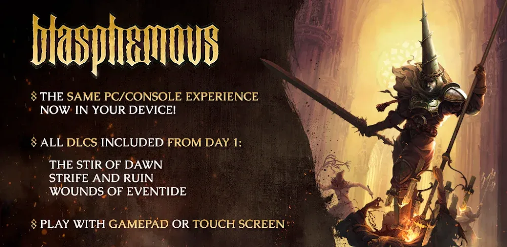 Blasphemous v1.1.9.0 APK (MOD: Unlimited Money, Immortality)