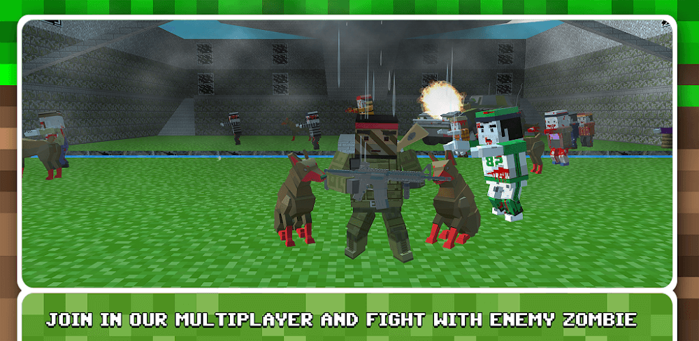 Blocky Combat Strike Survival v41 MOD APK (God Mode, Dumb Enemy)
