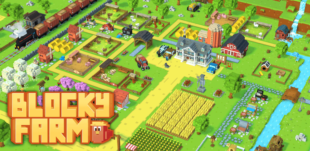 Blocky Farm v1.1.2.99 MOD APK (Unlimited Gems)