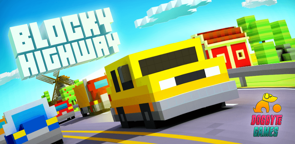 Blocky Highway MOD APK v1.1.2.7 (Unlimited Money)
