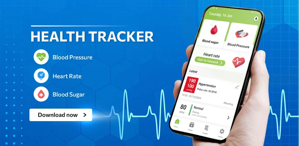 Health Tracker v1.1.0.52 MOD APK (Premium Unlocked)