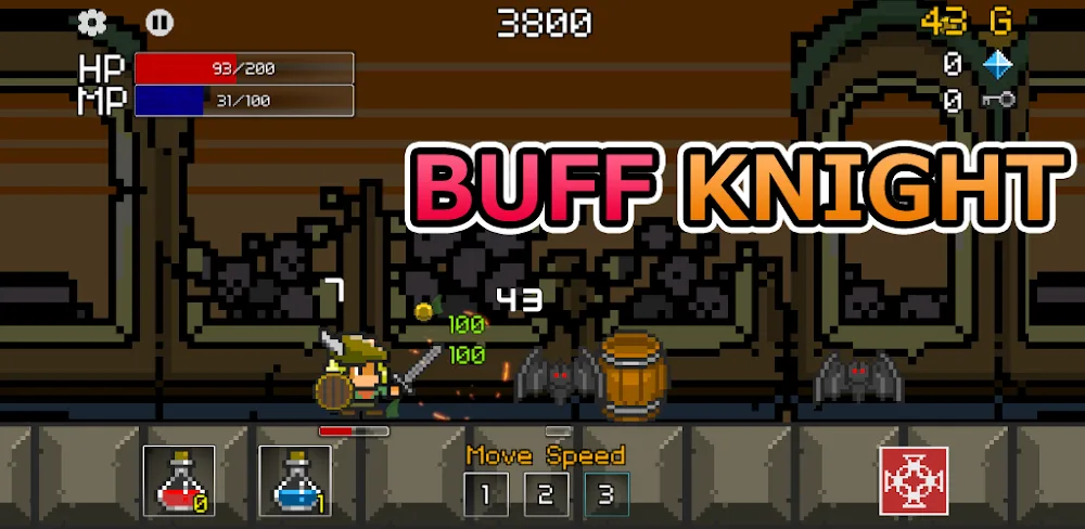 Buff Knight v1.1.104 MOD APK (Menu, Money, Speed)
