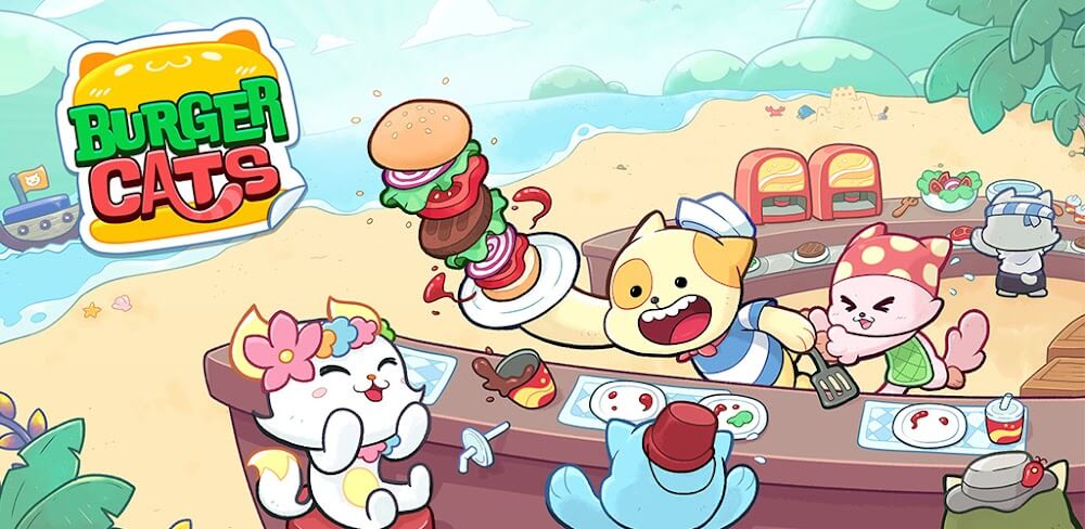 Burger Cats MOD APK v0.0.6.8 (Unlimited Money)