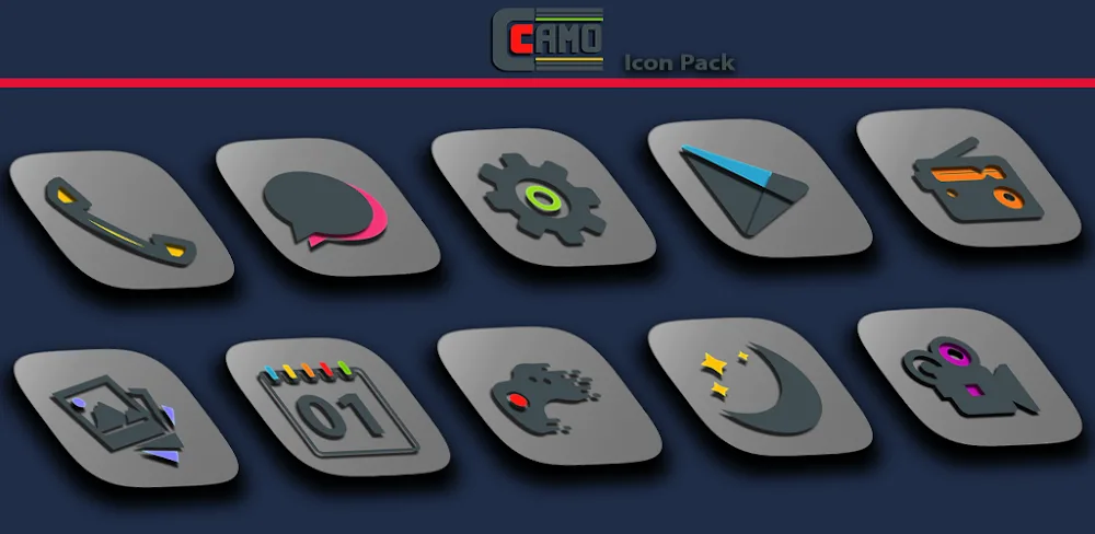Camo Light Icon Pack v1.1.7.5 APK (Full Version)
