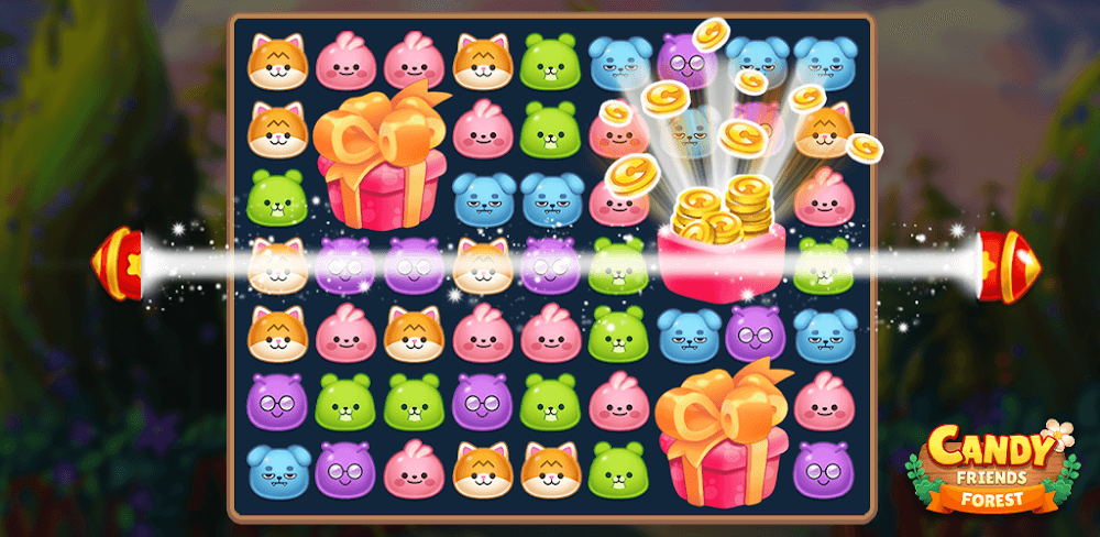 Candy Friends Forest v1.1.4.6 MOD APK (Unlimited Hammer, Rocket)