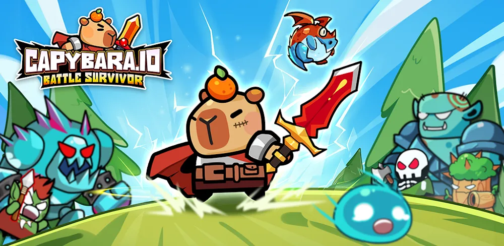 Capybara.io: Battle Survivor v1.1.0.53.04.01 MOD APK (Menu, God Mode, Currency)