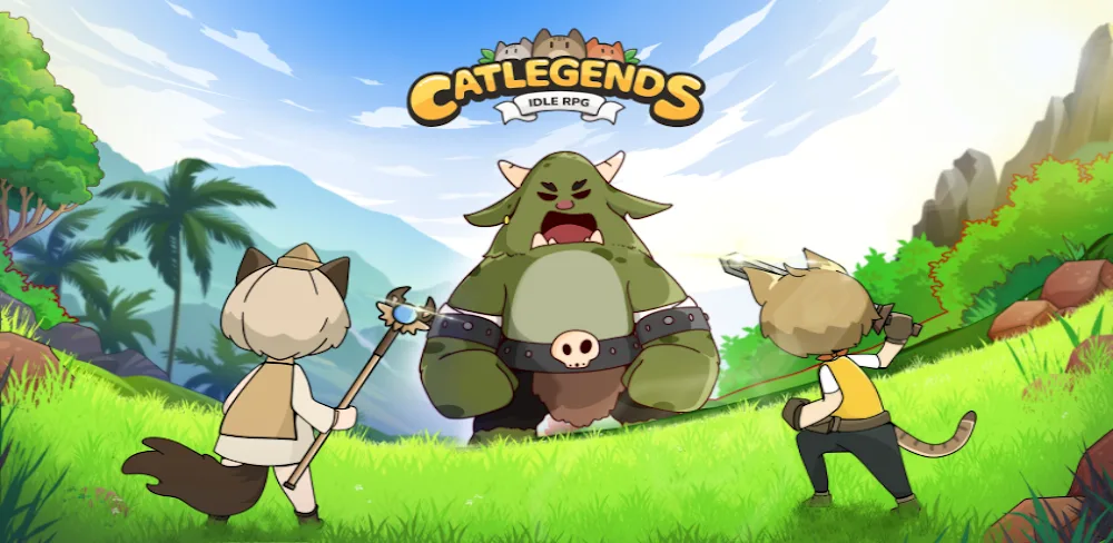 Cat Legends: Idle RPG v1.1.1.41 MOD APK (Damage, God Mod, Unlimited State Points)