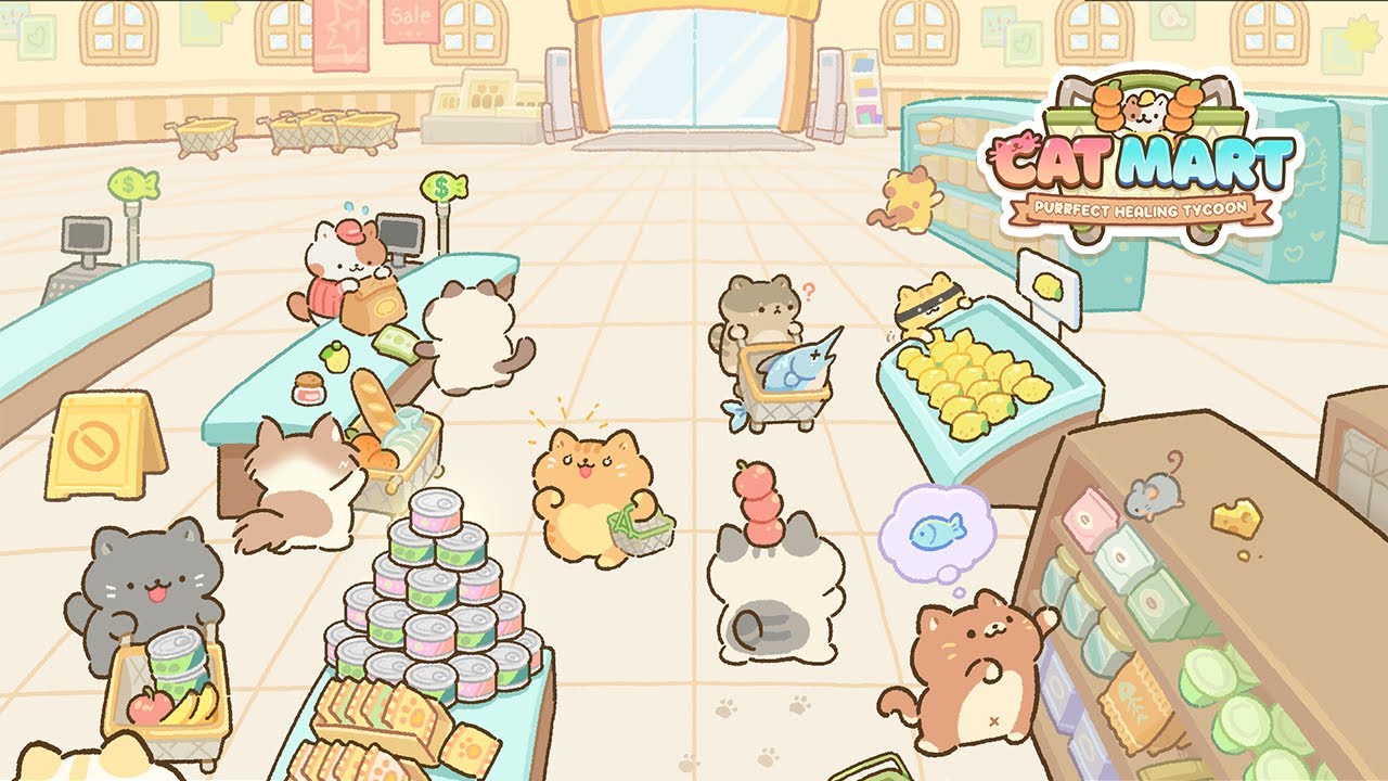 Cat Mart : Purrfect Tycoon v1.1.2.26 MOD APK (Free Purchase)