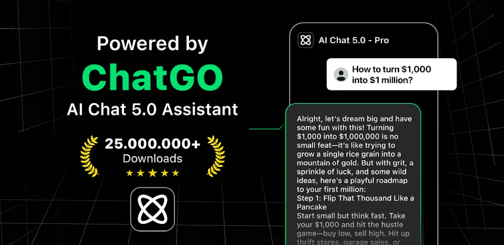 ChatGO – AI Chatbot Assistant v6.6.2.0.6 MOD APK (Premium Unlocked)