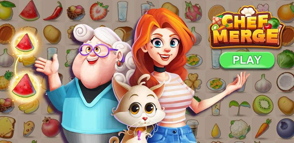Chef Merge v1.1.7.13 MOD APK (Unlimited Diamonds, Energy)