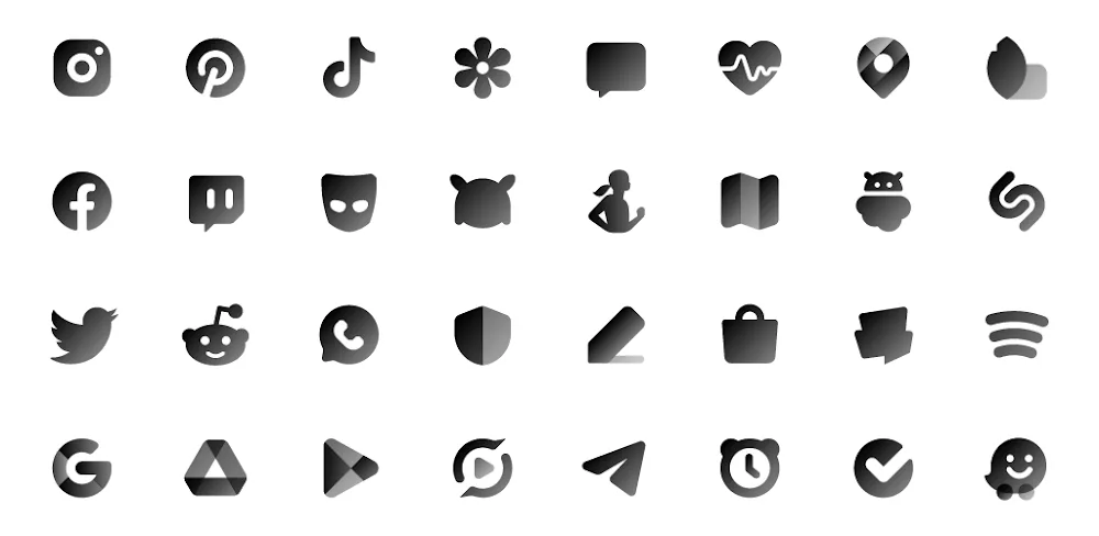 CHIC DARK Icon Pack v2.1 APK (Full Version)