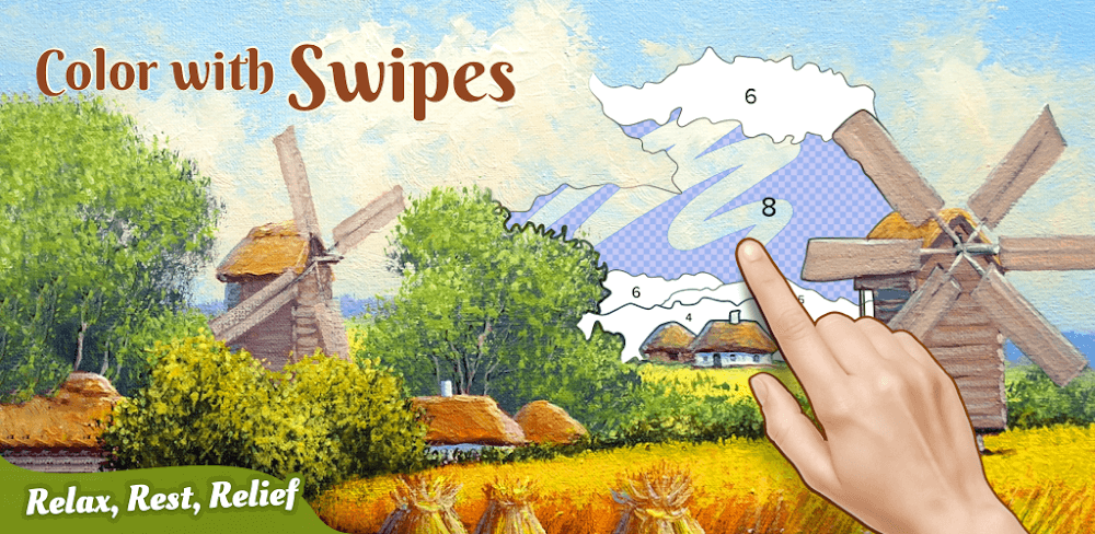 Colorswipes v5.5.1.22 MOD APK (Unlimited Hints)