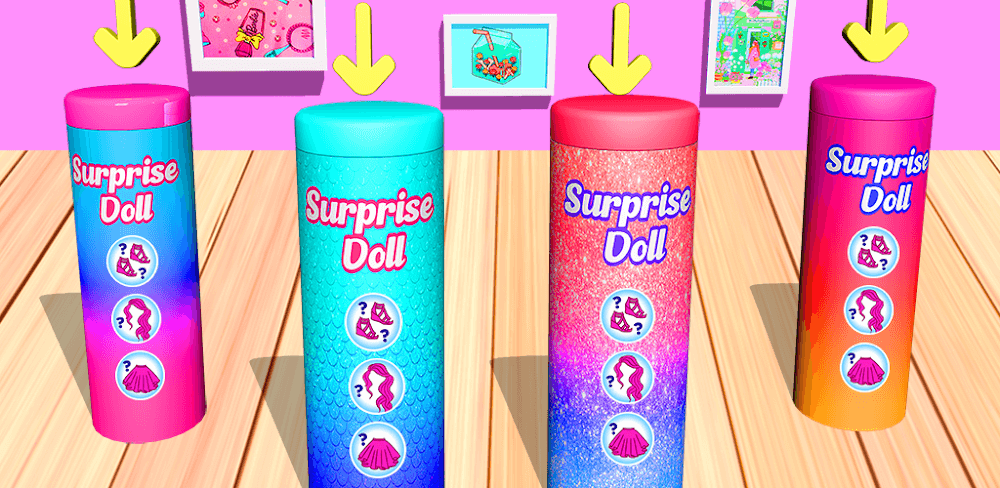 Color Reveal Suprise Doll Game v4.4.0.1 MOD APK (Free Rewards)