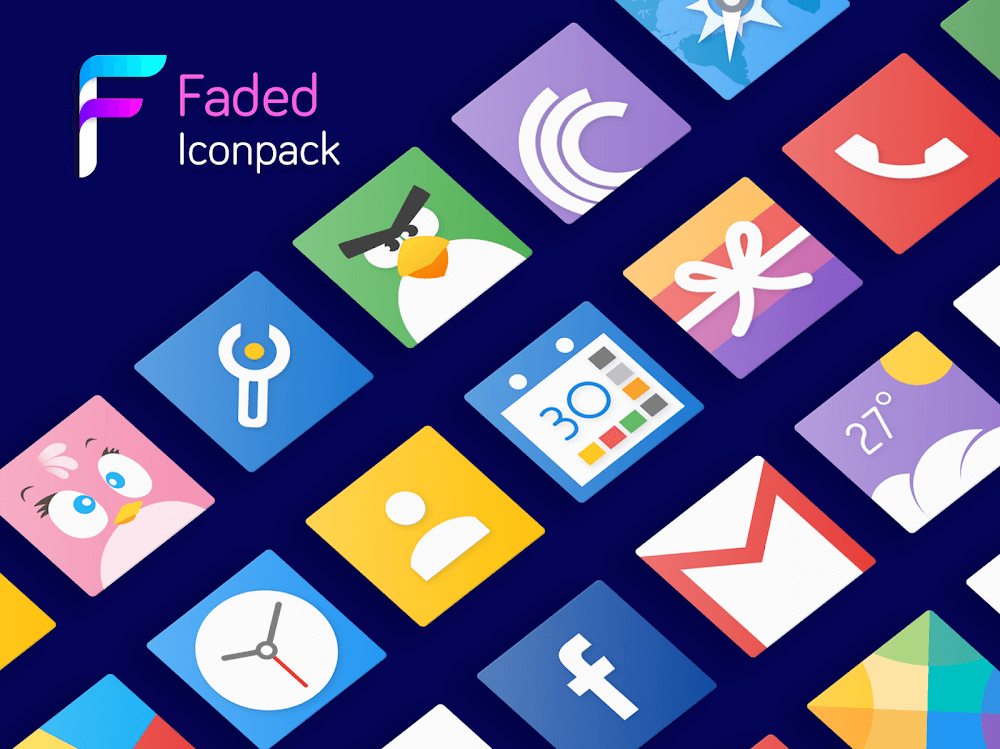 Faded – Icon Pack v6.6.0.4 APK (Full Version)