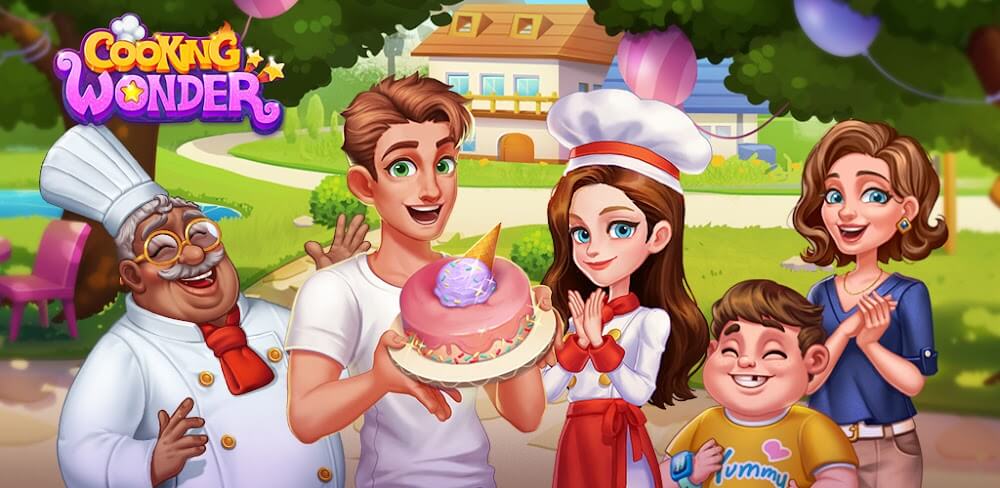 Cooking Wonder v2.2.48.0 MOD APK (Unlimited Coins, Gems)