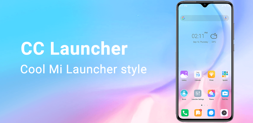 Cool Mi Launcher – CC Launcher v6.8 MOD APK (Premium Unlocked)