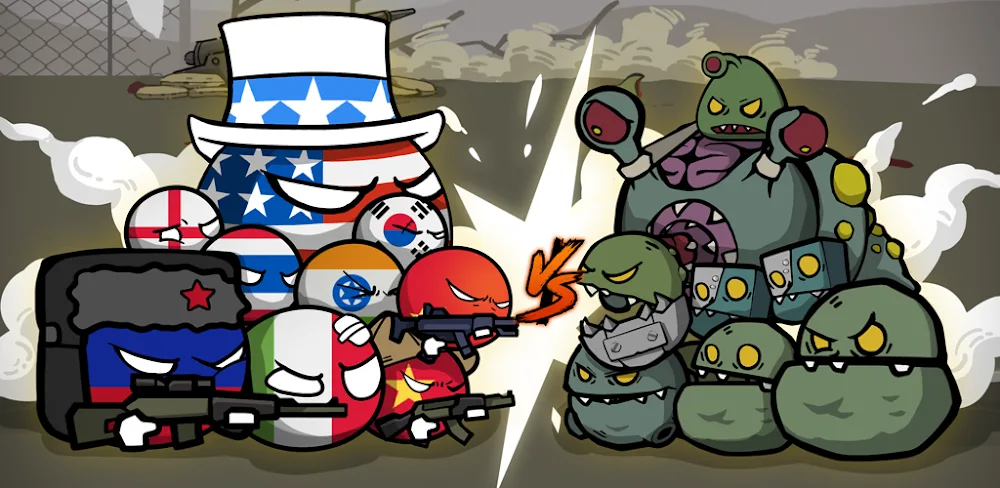 Countryballs – Zombie Attack v0.0.7.7 MOD APK (Unlimited Diamonds)