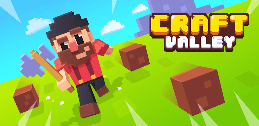 Craft Valley v1.1.3.18 MOD APK (Fast Mining, Dumb Enemy)