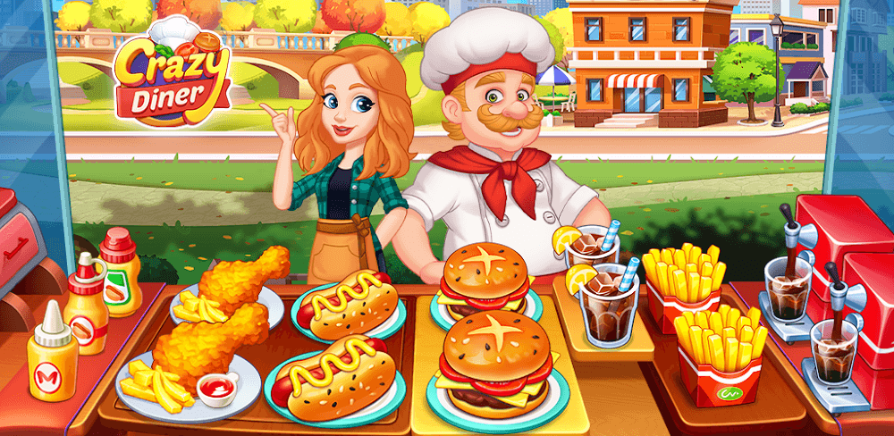 Crazy Diner v1.1.4.9 MOD APK (Unlimited Money)