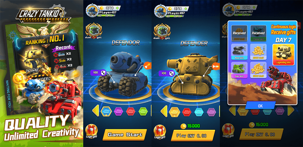 Crazy Tankio v2.2.0.9 MOD APK (Free Rewards)