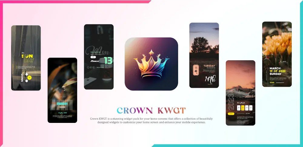 Crown KWGT v9.9.0.1 APK (Full Version)