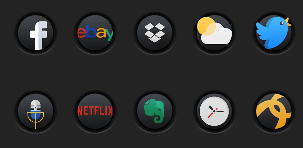 DarkonPD – Icon Pack v1.5 APK (Full Version)