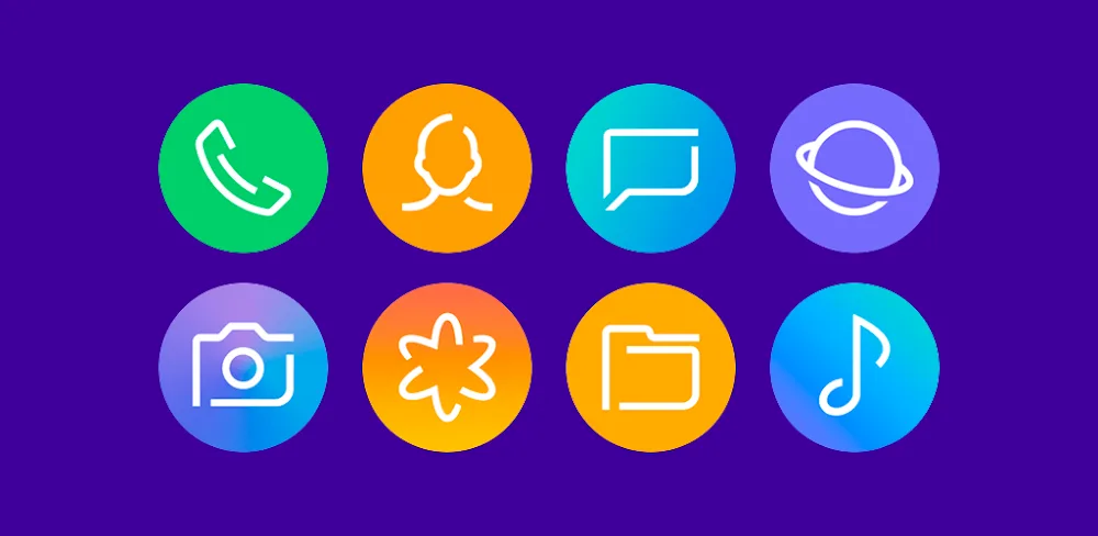 Delux – Icon pack (Round) v1.1.9.6 APK (Full Version)