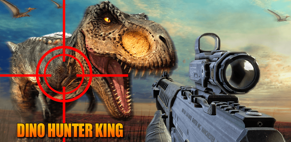 Dino Hunter King v1.1.0.40 MOD APK (Menu, Unlimited Gold, One Hit)