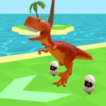 Dino Run Idle MOD APK v0.0.3.0 (Dumb Enemy, Free Upgrade/Evolve)